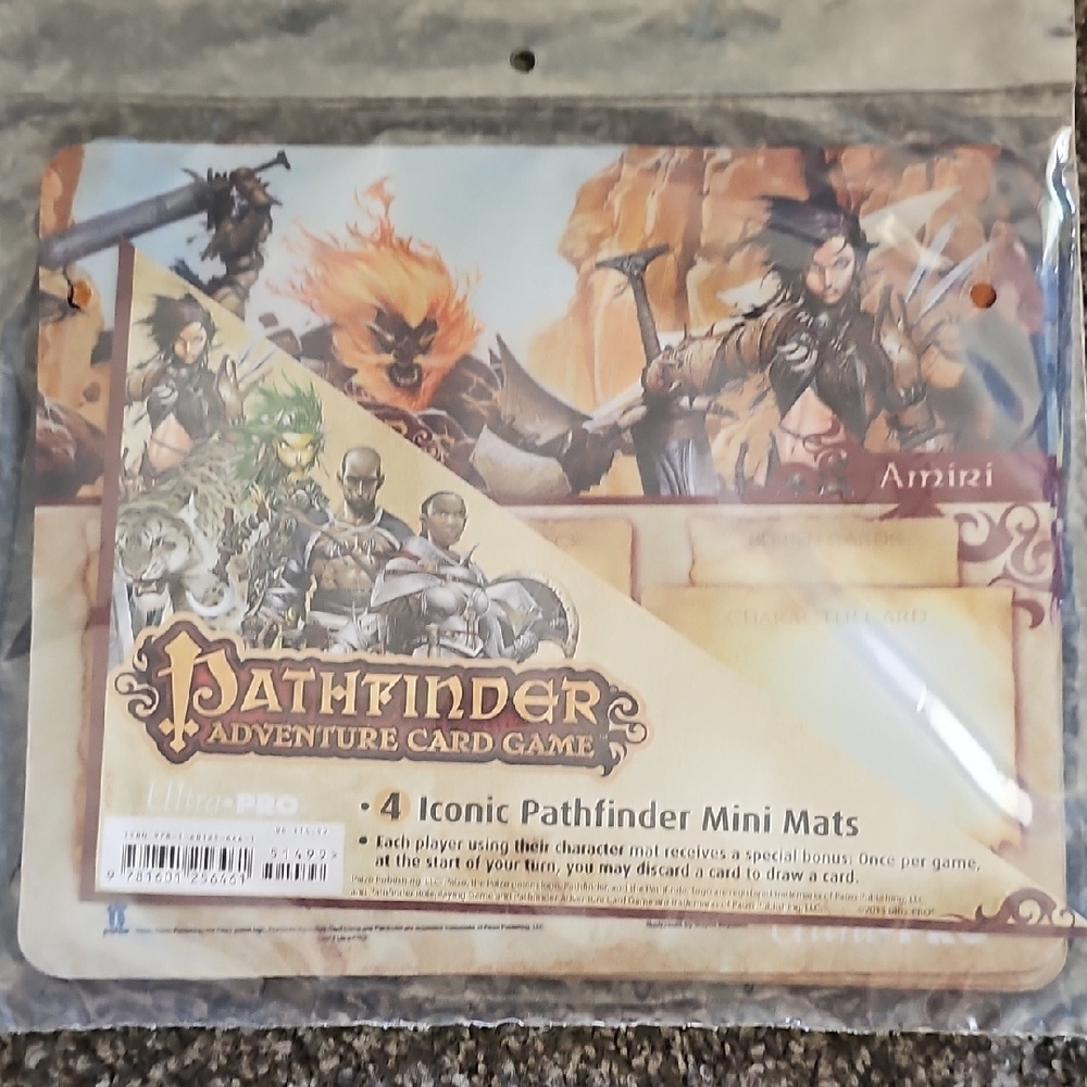 Pathfinder Adventure Card Game - Iconic Mini Mats (Set of 4) - By Ultra•Pro
